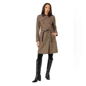 LAUREN Ralph Lauren | Plaid Wool Trench [NWT]